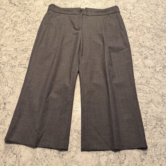 Vintage Y2K Capri Pants Size 8 Wool Tailored Carrie Bradshaw 90s - Picture 6 of 13